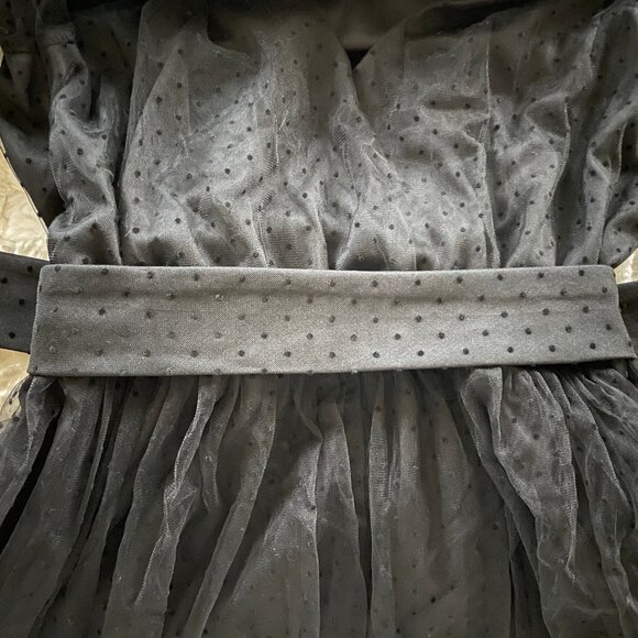 Anasofia Black Tulle Dress - Picture 9 of 16